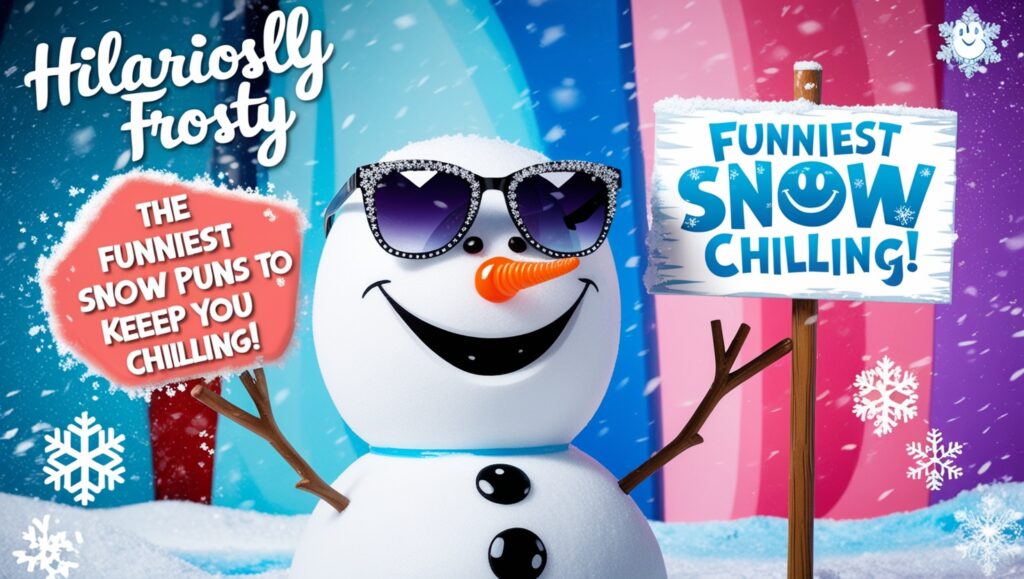 Hilariously Frosty The Funniest Snow Puns to Keep You Chilling!