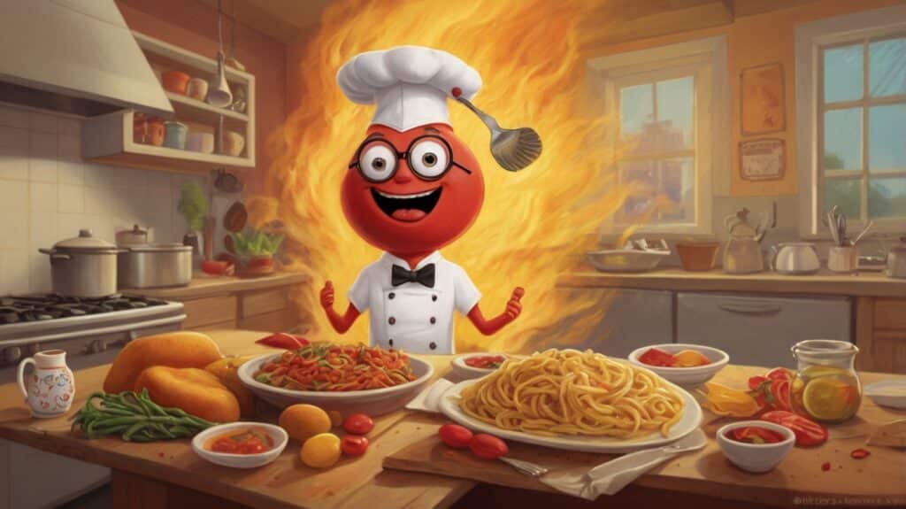 Foodie Flames Culinary Puns Cooked to Perfection