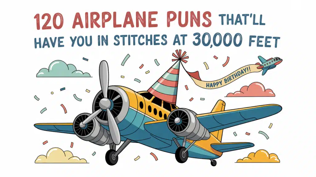 120 Airplane Puns That’ll Have You in Stitches at 30,000 Feet