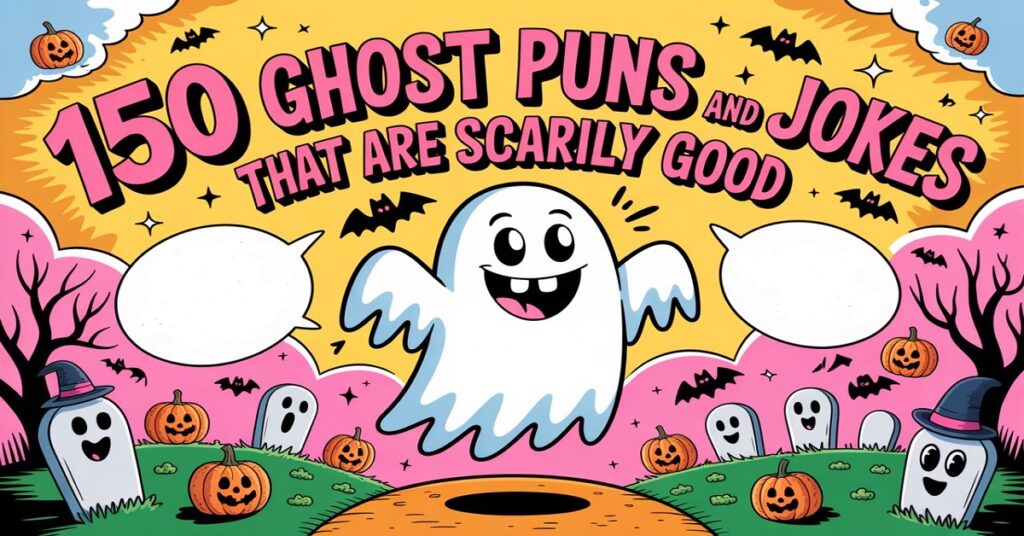 150 Ghost Puns and Jokes That Are Scarily Good