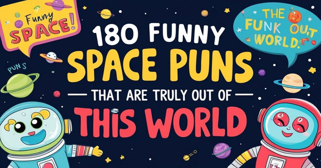180 Funny Space Puns That Are Truly Out of This World