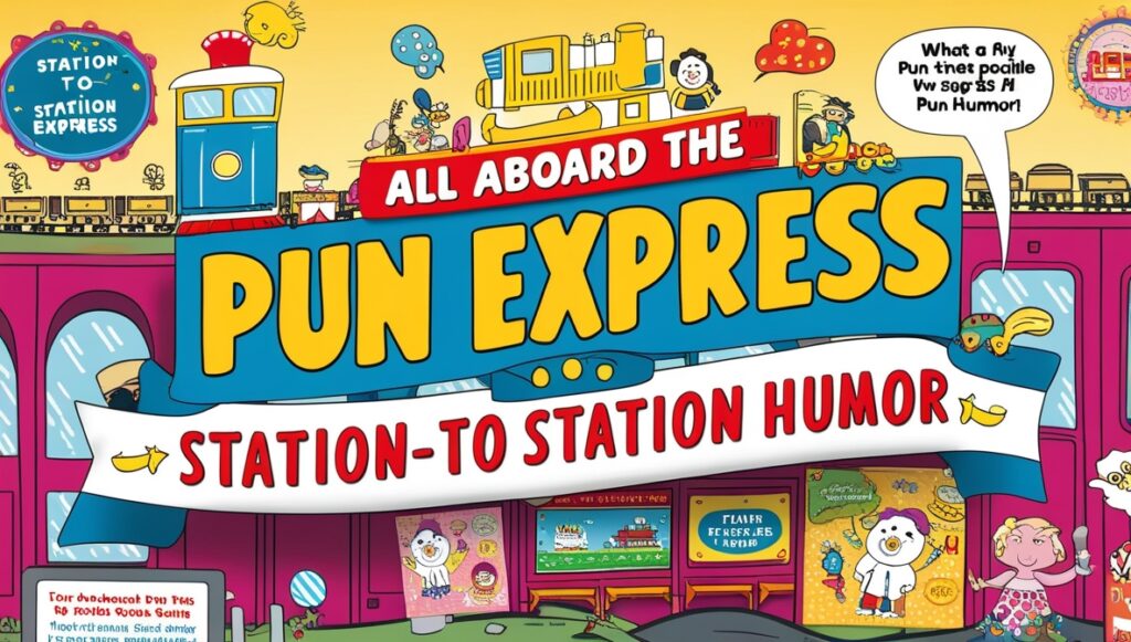 All Aboard the Pun Express Station-to-Station Humor