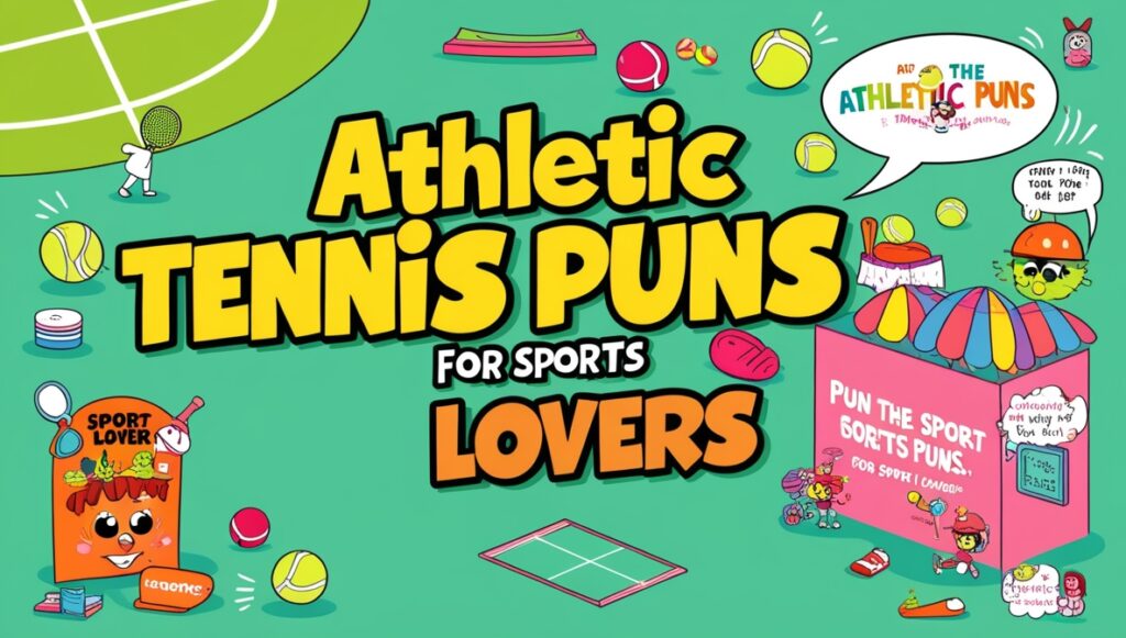 Athletic Tennis Puns for Sports Lovers