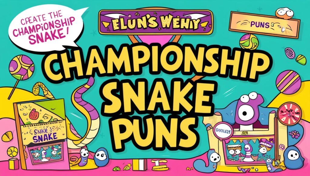 Championship Snake Puns