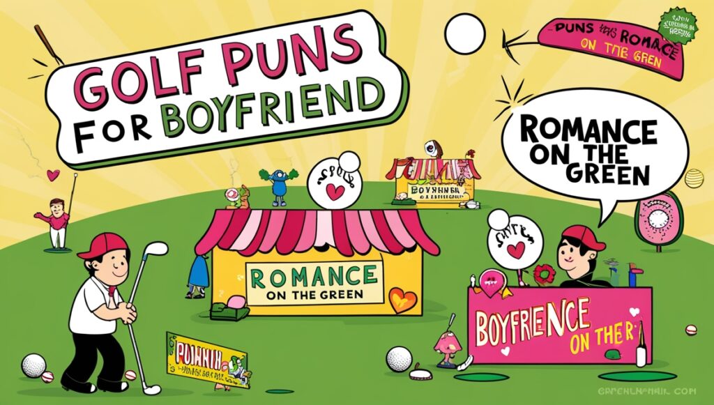 Golf Puns for Boyfriend Romance on the Green
