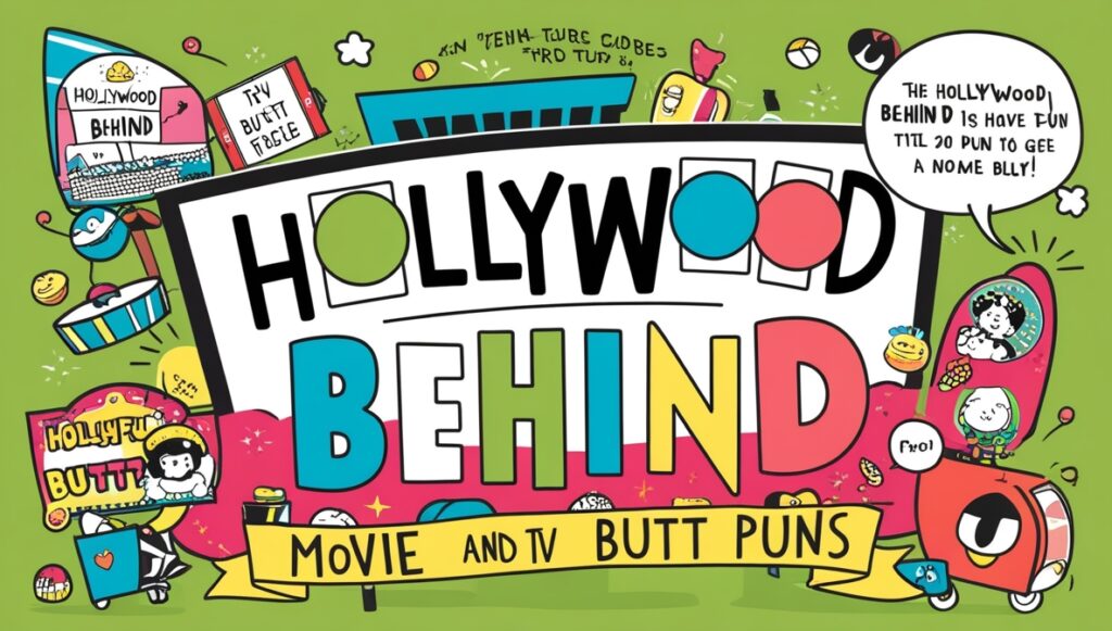 Hollywood Behind Movie and TV Butt Puns