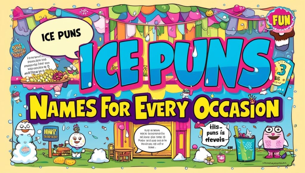 Ice Puns Names for Every Occasion 
