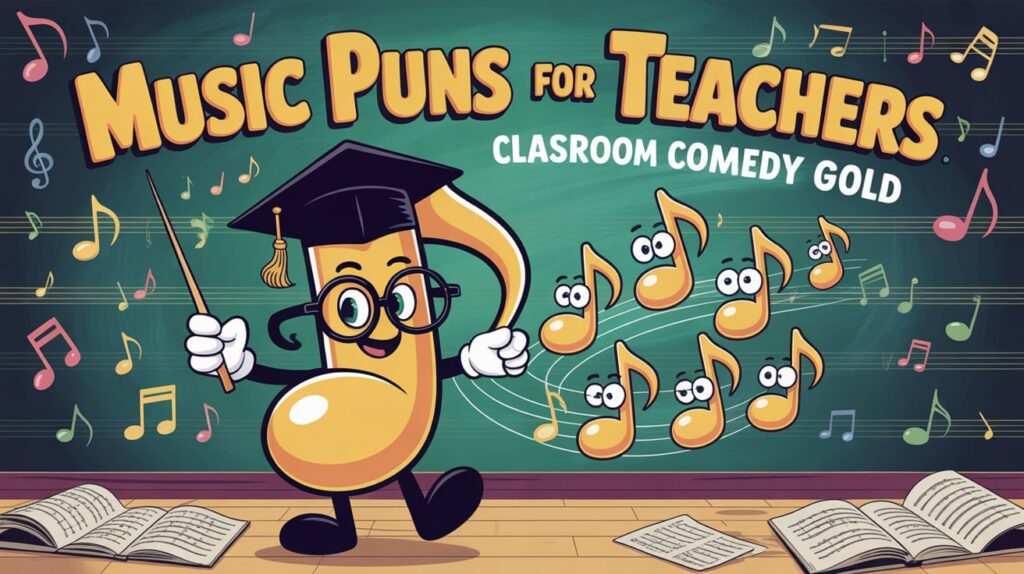 Music Puns for Teachers Classroom Comedy Gold