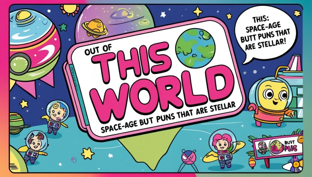 Out of This World Space-Age Butt Puns That Are Stellar
