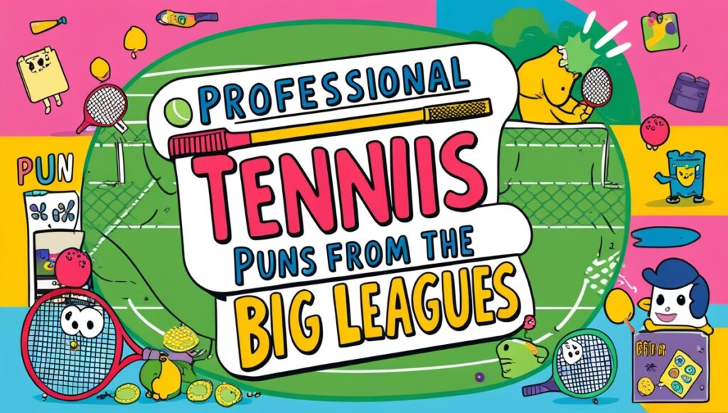 Professional Tennis Puns from the Big Leagues