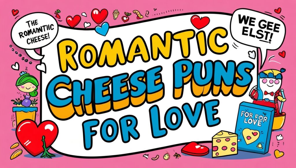 Romantic Cheese Puns for Love