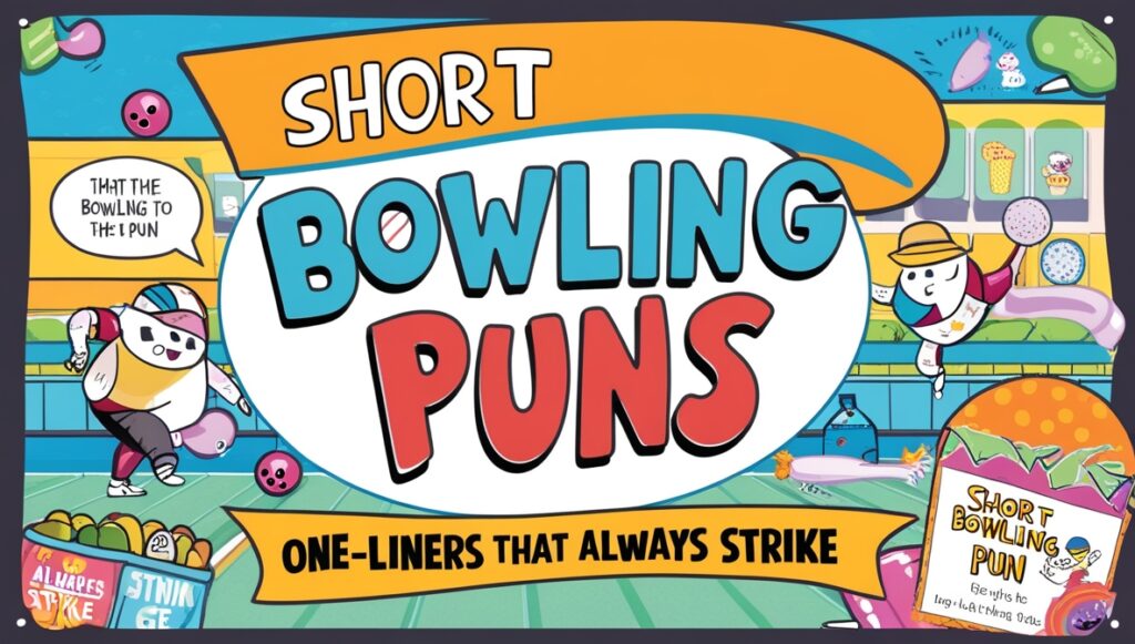 Short Bowling Puns One-Liners That Always Strike