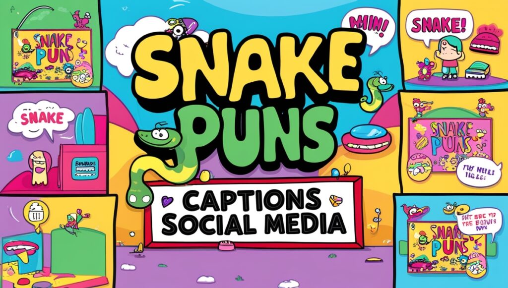 Snake Puns Captions & Social Media
