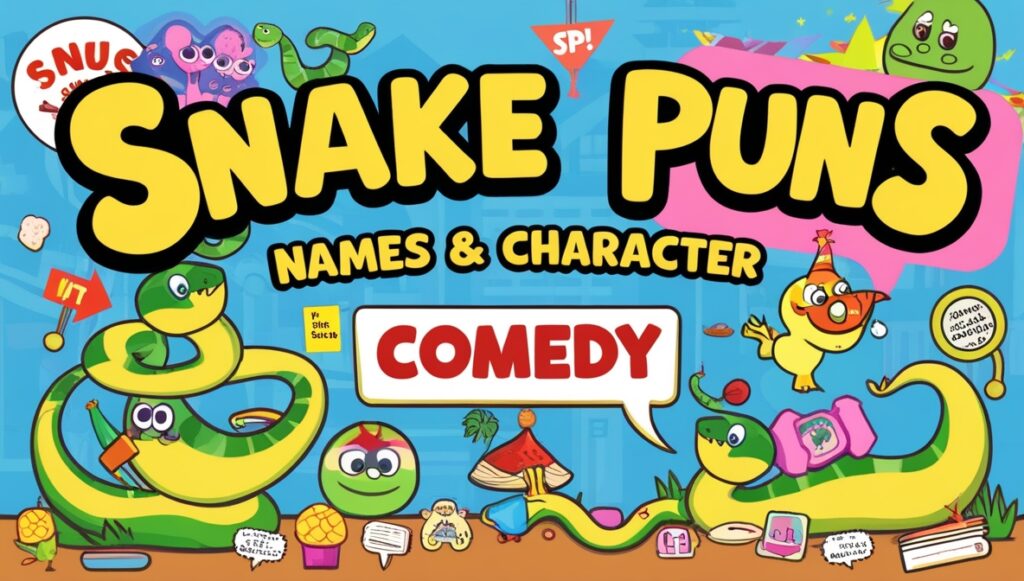 Snake Puns Names & Character Comedy