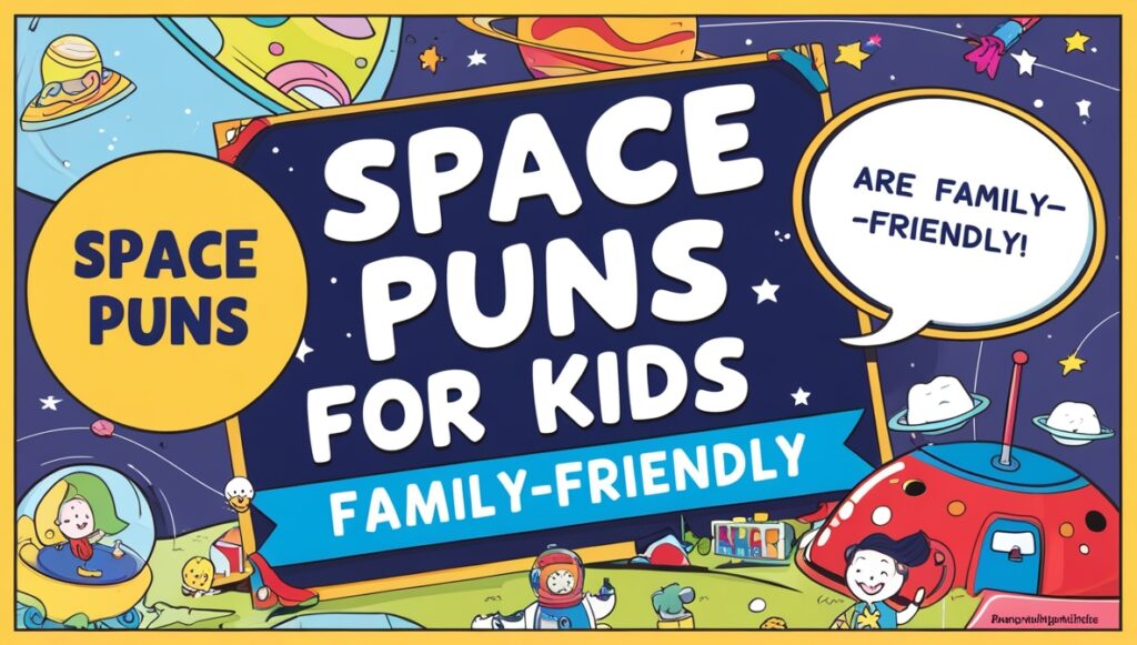 Space Puns for Kids That Are Family-Friendly