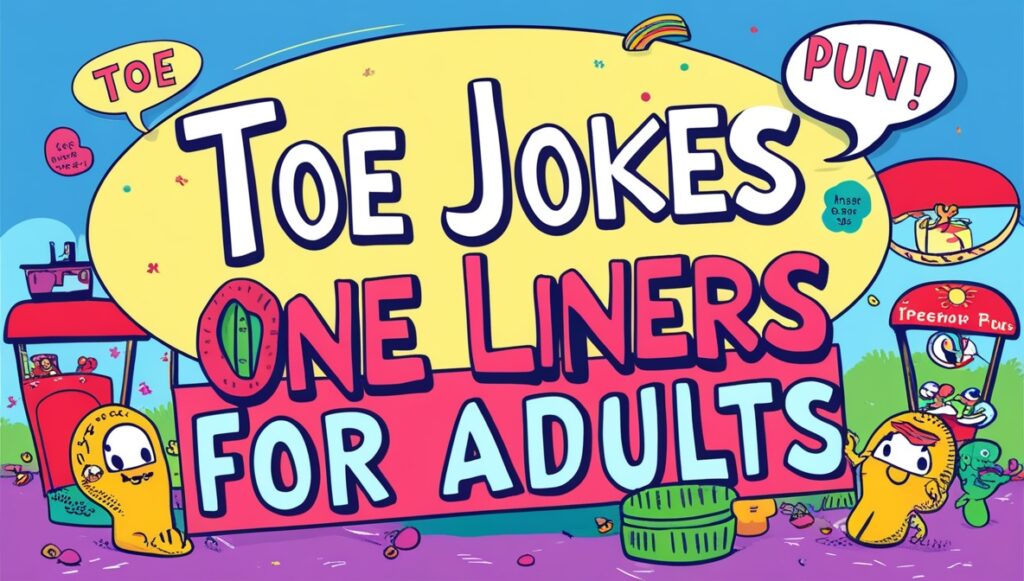 Toe Jokes One Liners for Adults