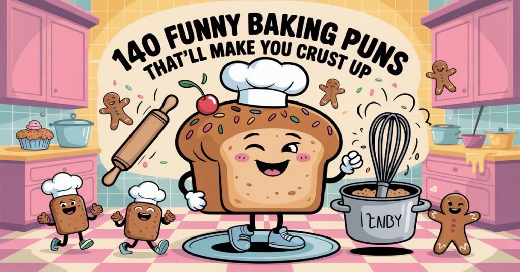 140 Funny Baking Puns That’ll Make You Crust Up