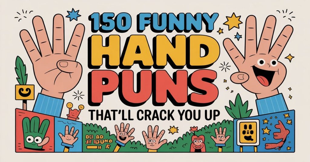 150 Funny Hand Puns That’ll Crack You Up