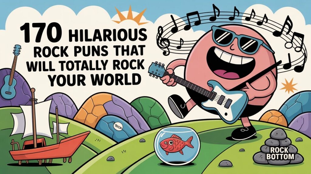 170 Hilarious Rock Puns That Will Totally Rock Your World
