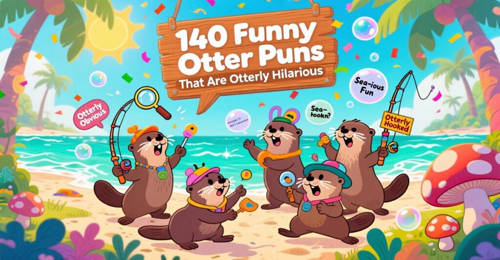 140 Funny Otter Puns That Are Otterly Hilarious