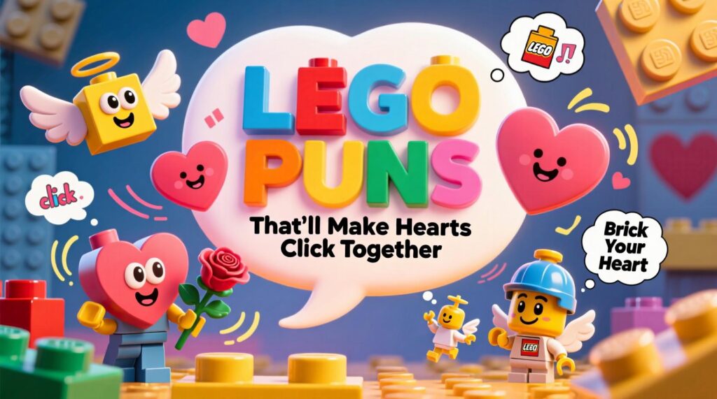 LEGO Puns Love That'll Make Hearts Click Together