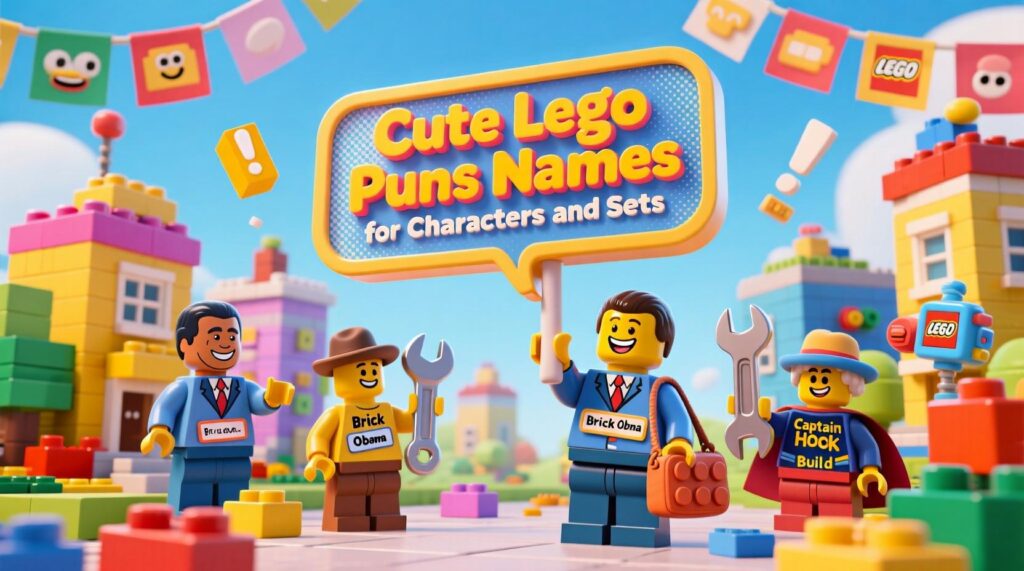 Cute LEGO Puns Names for Characters and Sets