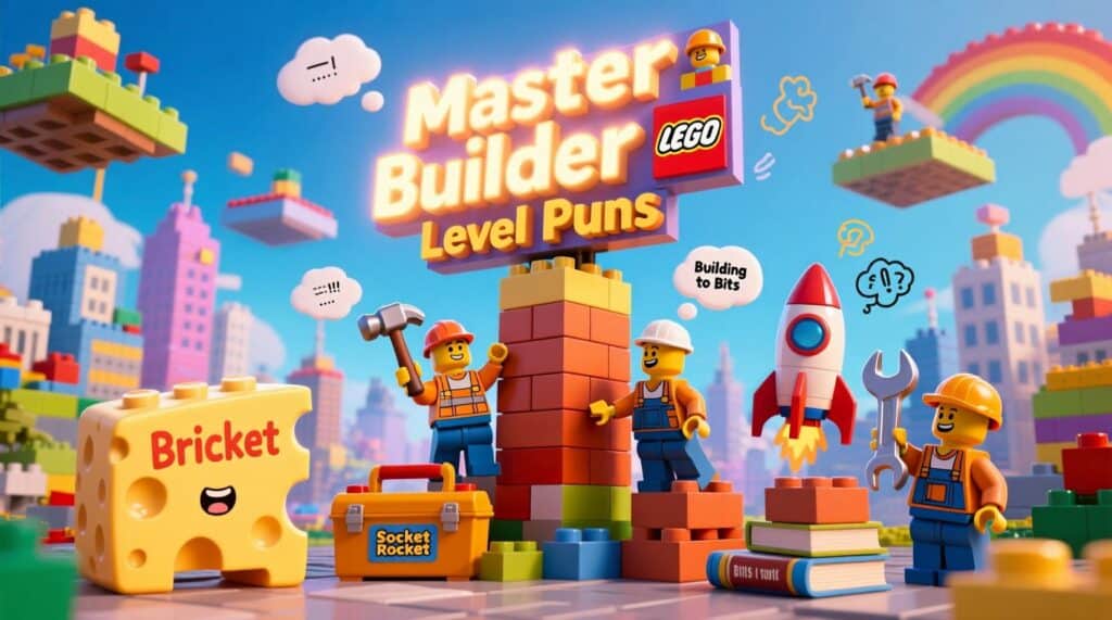 Master Builder Level LEGO Puns