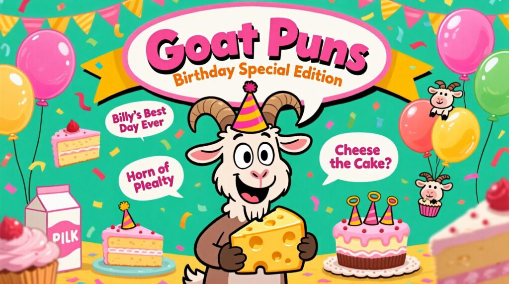 Goat Puns Birthday Special Edition