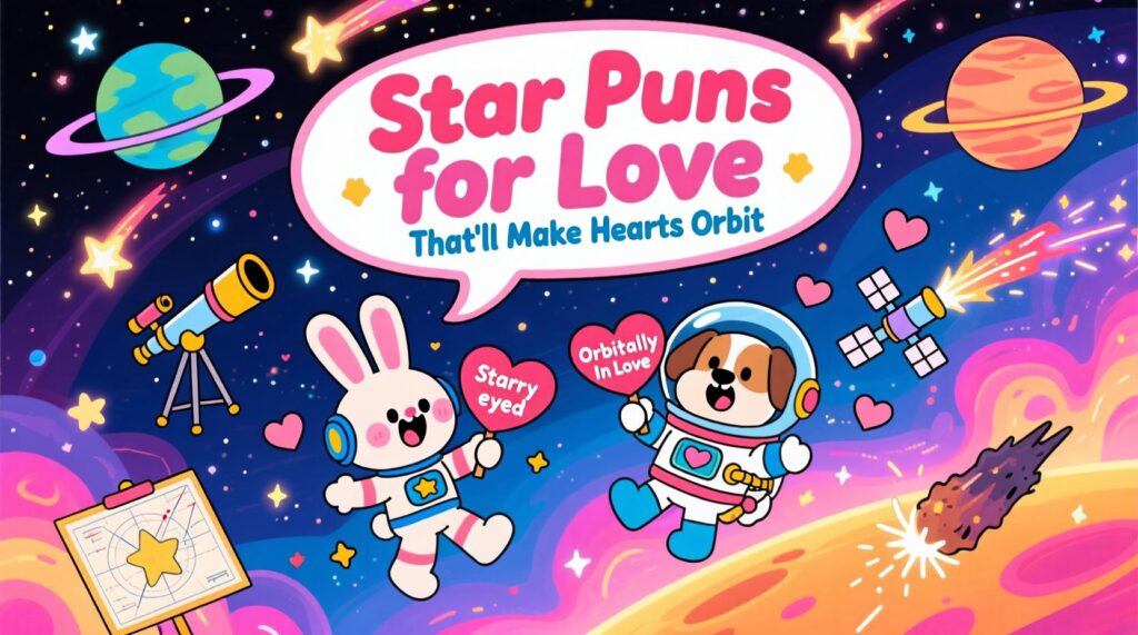 Star Puns for Love That'll Make Hearts Orbit