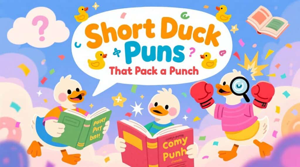 Short Duck Puns That Pack a Punch