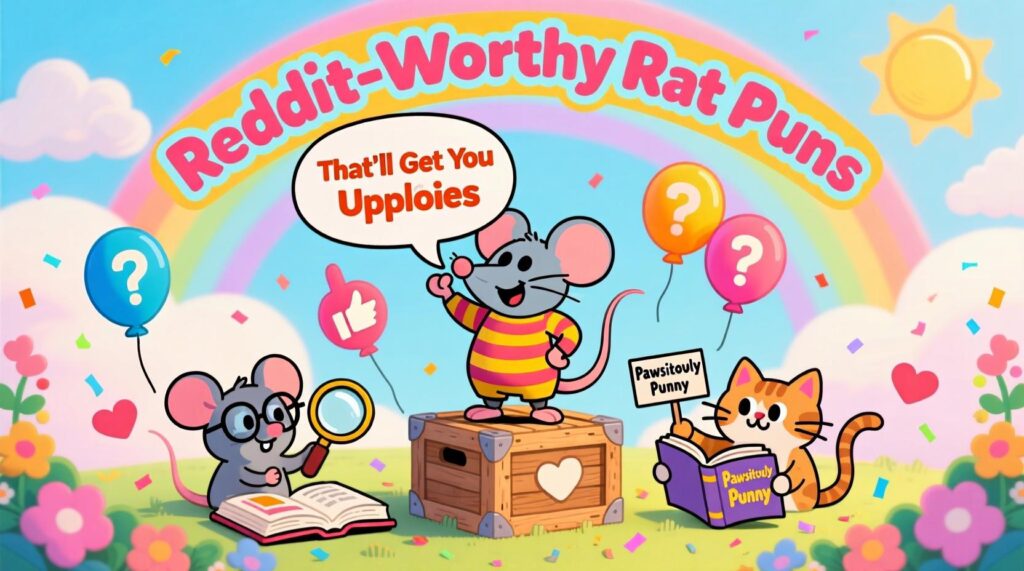 Reddit-Worthy Rat Puns That'll Get You Upvotes