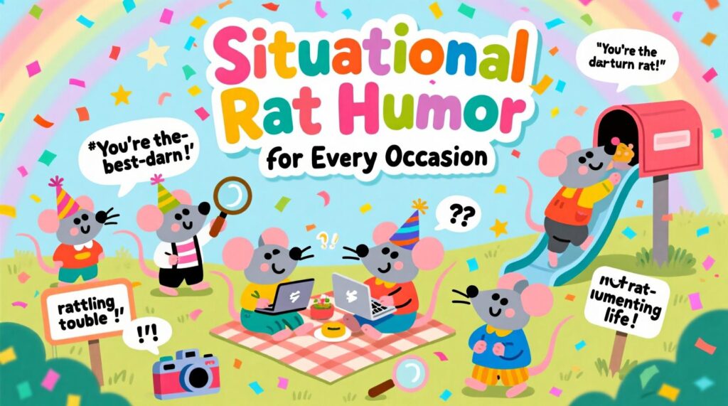 Situational Rat Humor for Every Occasion