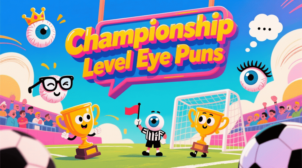 Championship-Level Eye Puns