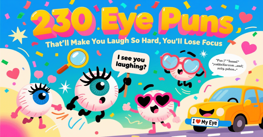 230 Eye Puns That’ll Make You Laugh So Hard, You’ll Lose Focus