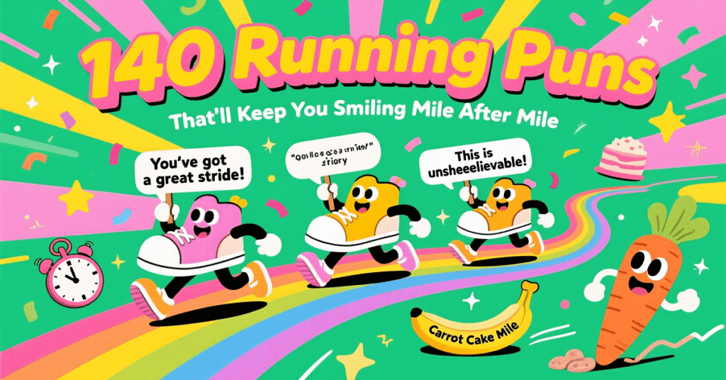 140 Running Puns That’ll Keep You Smiling Mile After Mile