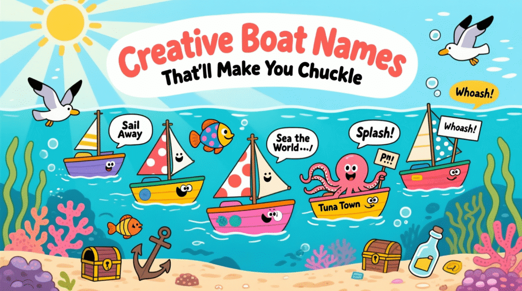 Creative Boat Names That'll Make You Chuckle