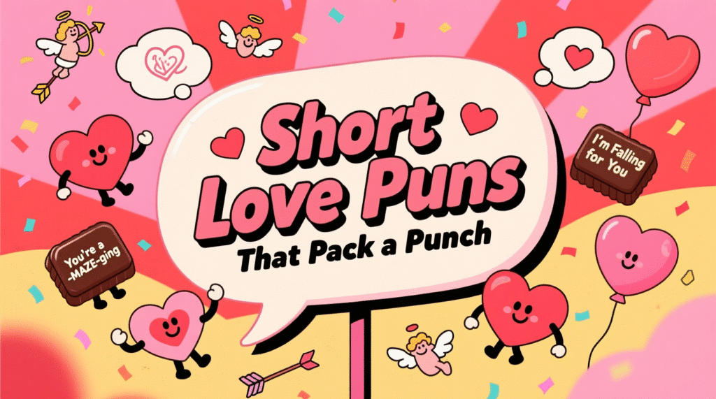Short Love Puns That Pack a Punch