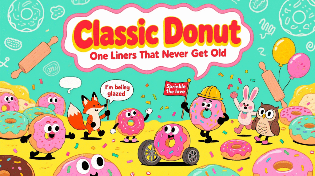 Classic Donut Puns One Liners That Never Get Old