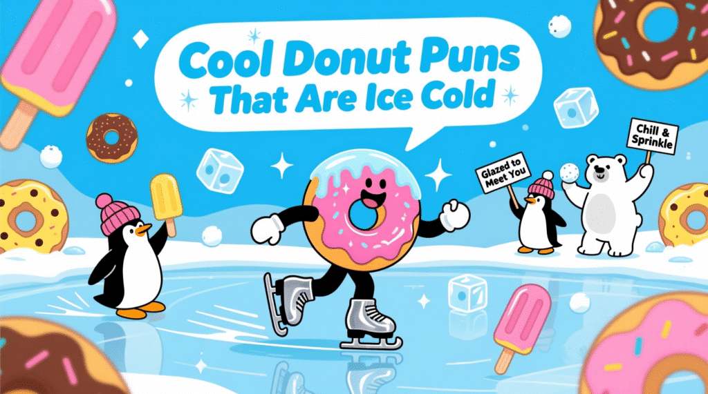 Cool Donut Puns That Are Ice Cold