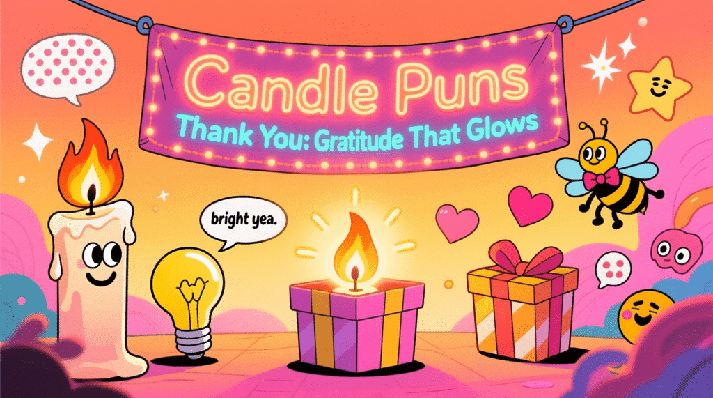 Candle Puns Thank You: Gratitude That Glows