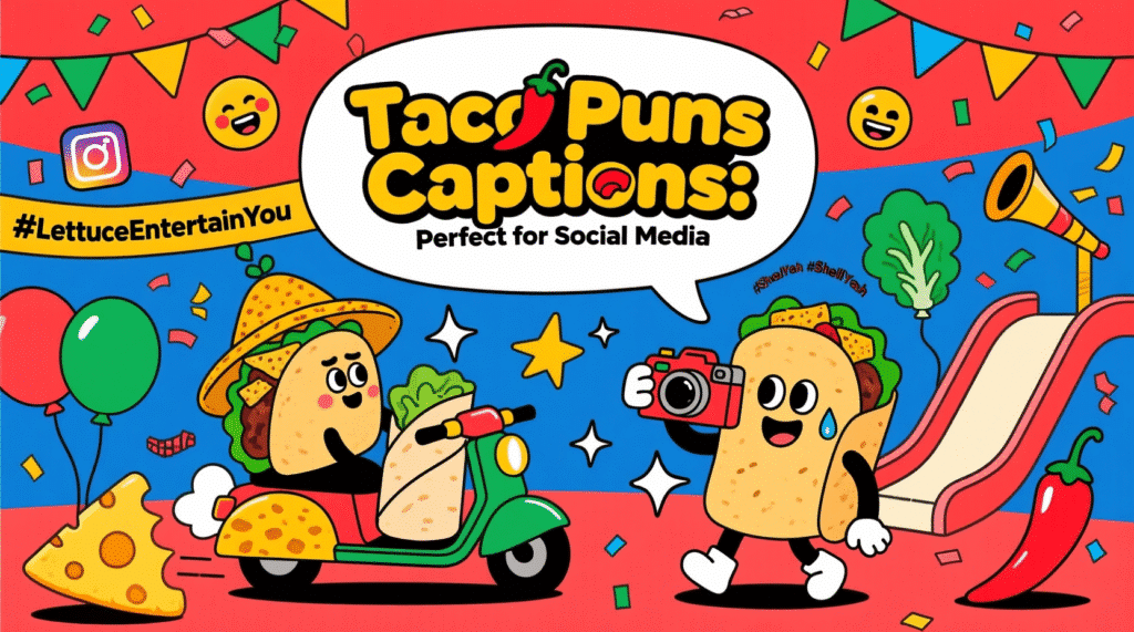 Taco Puns Captions: Perfect for Social Media