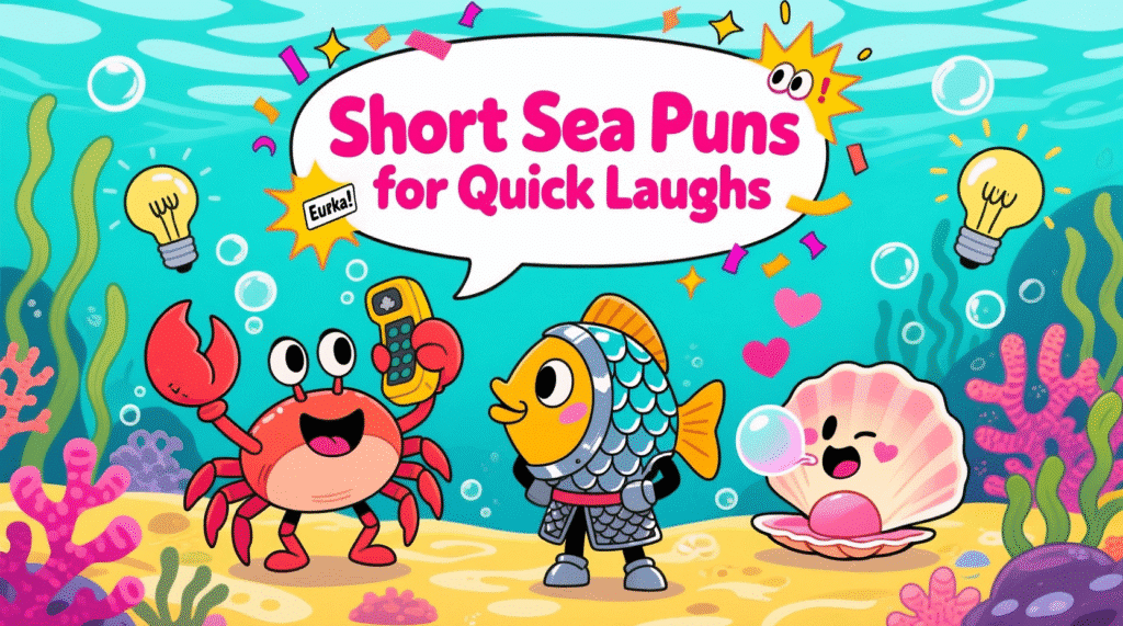 Short Sea Puns for Quick Laughs