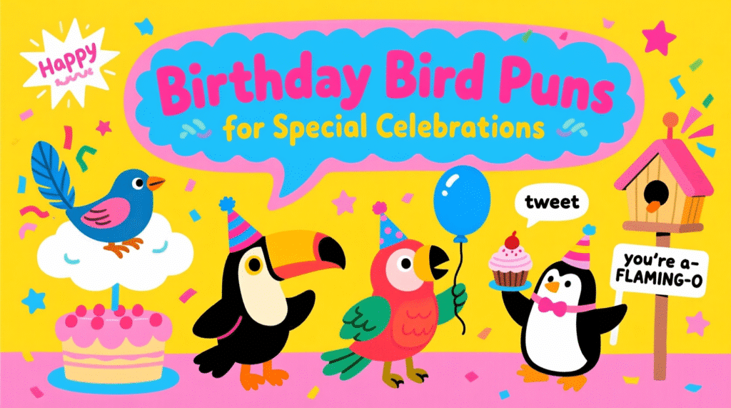 Birthday Bird Puns for Special Celebrations