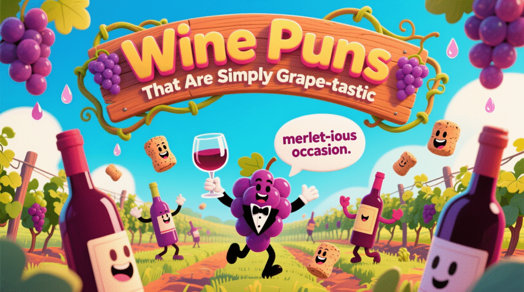 Wine Puns That Are Simply Grape-tastic