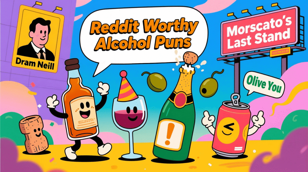 Reddit-Worthy Alcohol Puns