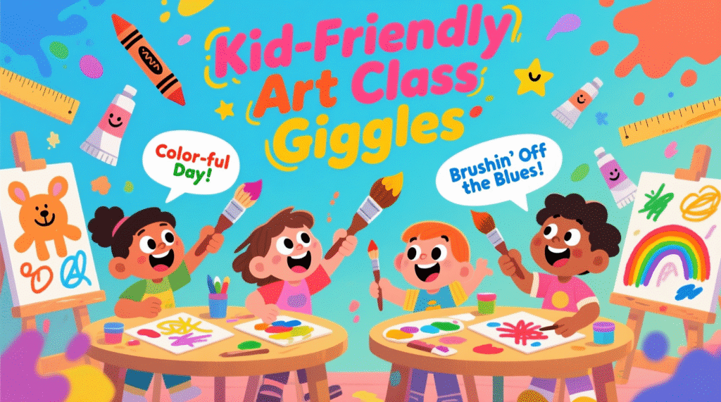 Kid-Friendly Art Class Giggles 