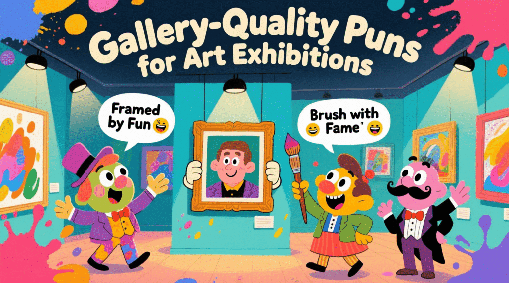 Gallery-Quality Puns for Art Exhibitions 