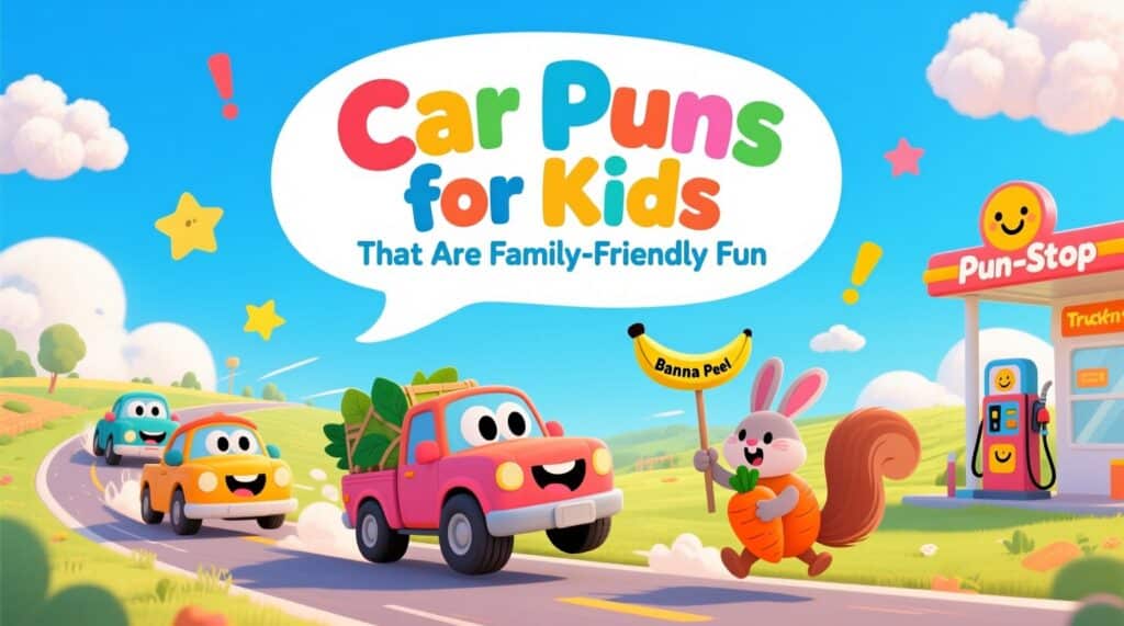 Car Puns for Kids That Are Family-Friendly Fun
