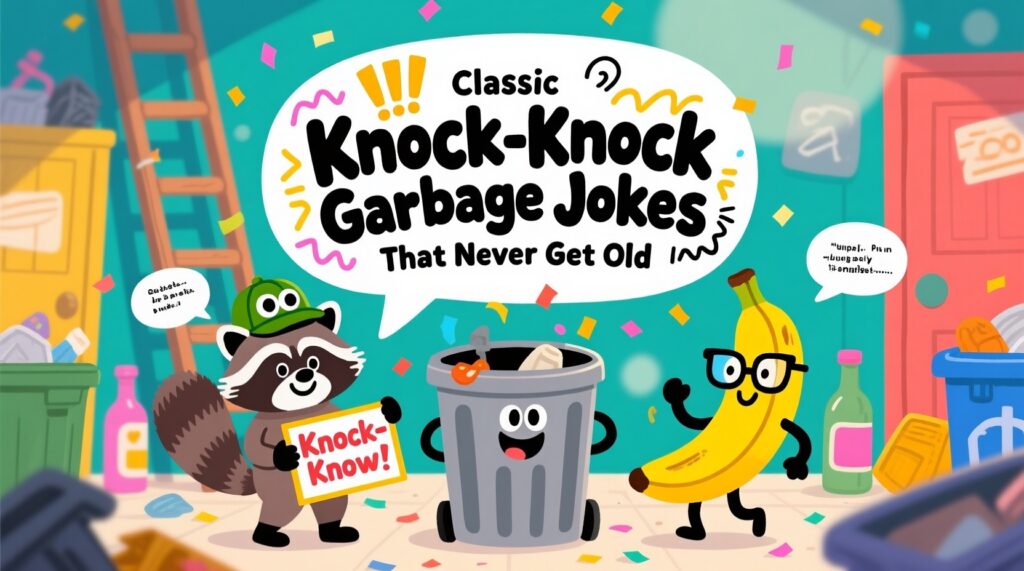 Classic Knock-Knock Garbage Jokes That Never Get Old