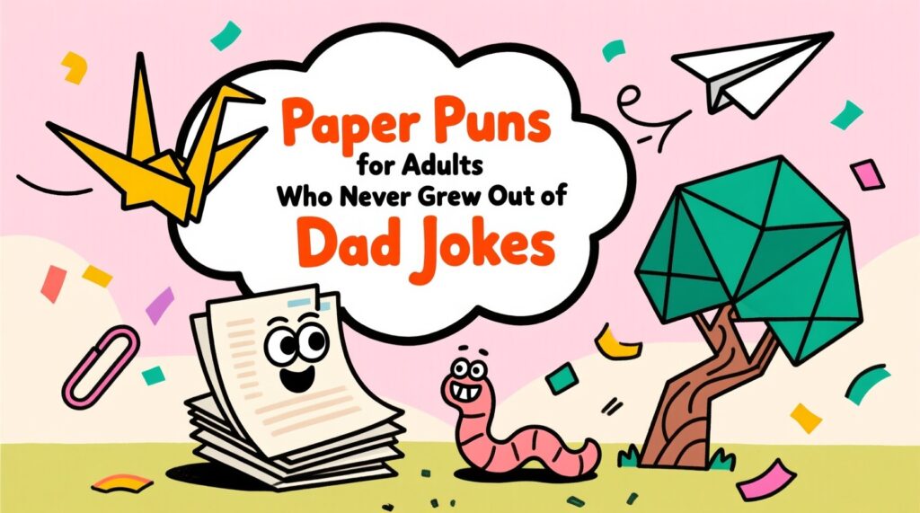 Paper Puns for Adults Who Never Grew Out of Dad Jokes